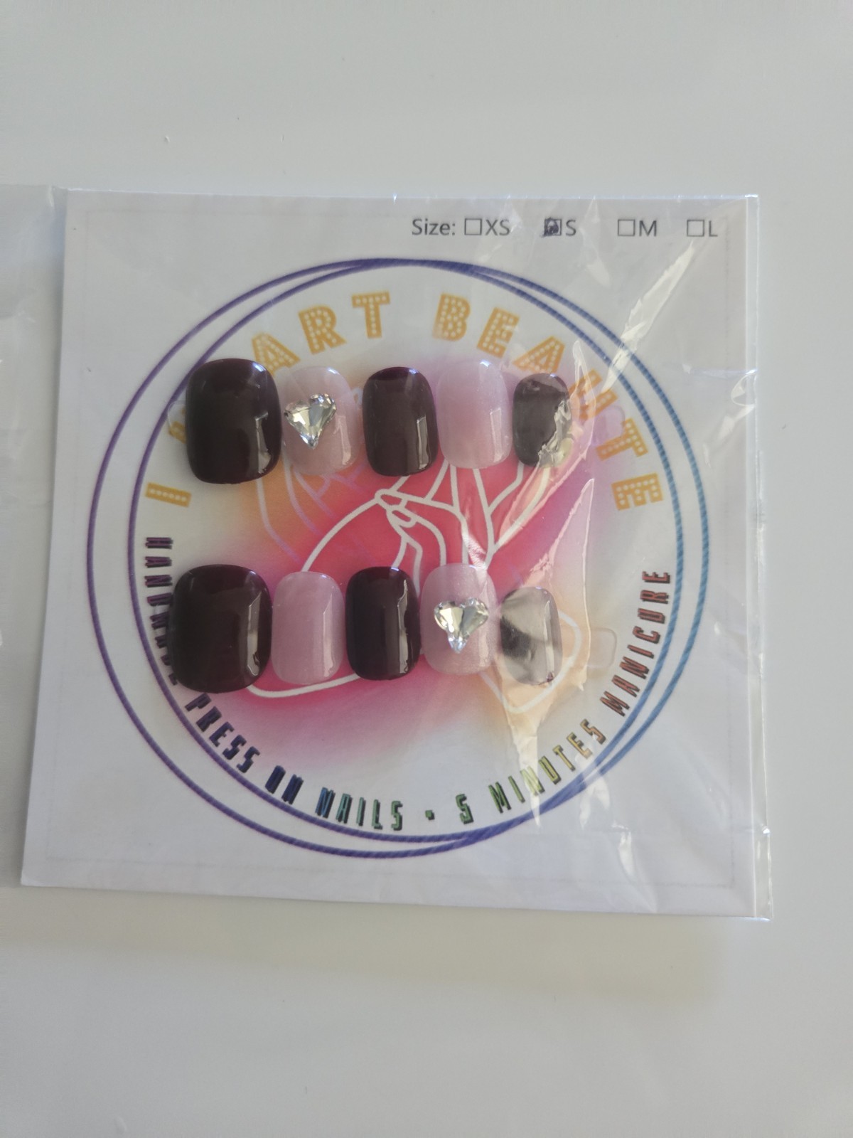 Handmade Press On Nails Lot #5 (Set of 10) Short Size Small BRAND NEW