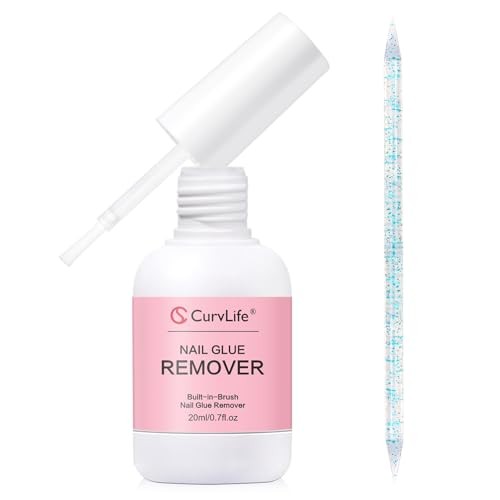 Multi-functional Brush-On Nail Glue Remover 20ml for Press On and Fake Nails