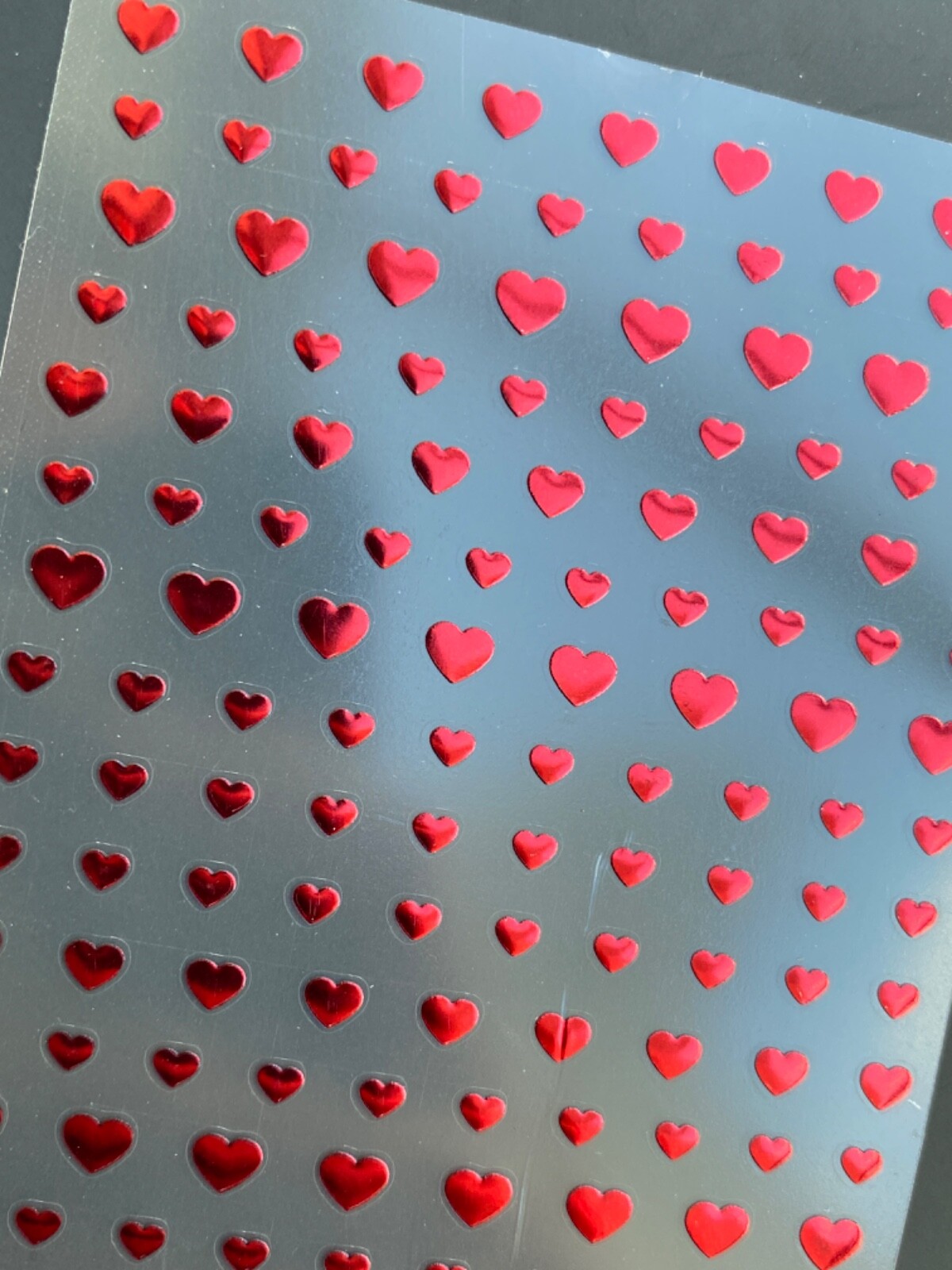 Red Heart 3D Nail Art Stickers Shiny Love DIY Decals High Quality Unique Gifts