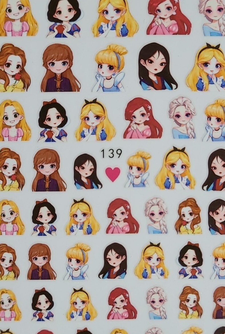 Disney Princess Nail Stickers