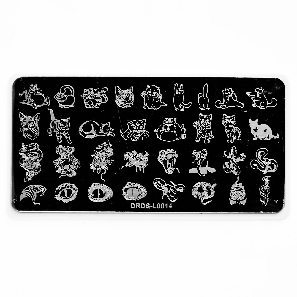 1Pc Nail Art Stamp Plate Geometric Line DIY Stamping Image Plate 6*12CM Nail Sta