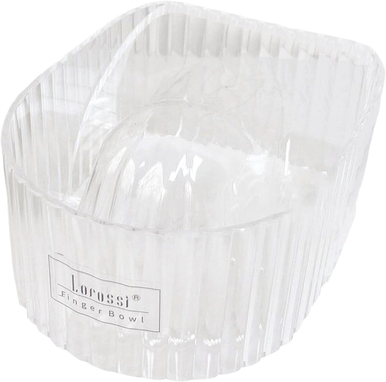 Lorossi Compact Nail Soaking Bowl Clear Soak Off Polish Remover Nail Salon