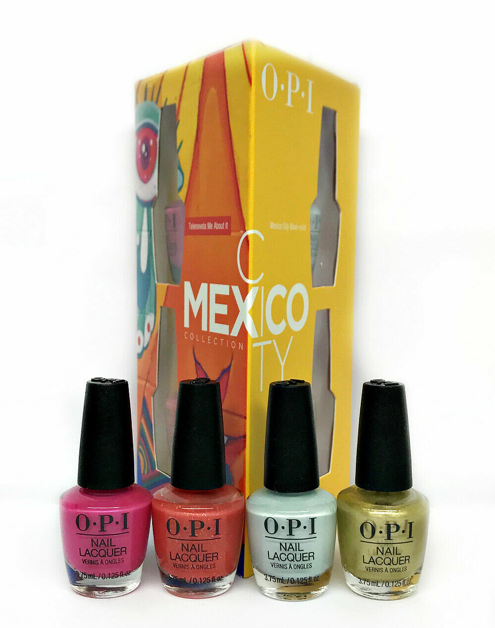 OPI Nail Lacquer – MEXICO Spring 2020 Collection – MINI set (0.125oz x 4)