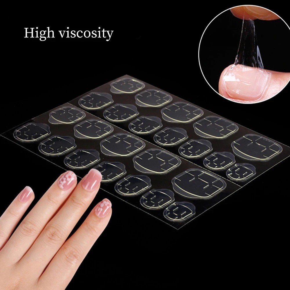 240PCS Adhesive Tabs Double-Sided Stickers for False Fake Nail Tip Glue Tape GB2