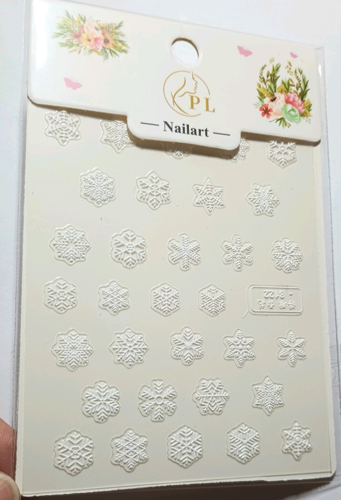 5D Embossed Art Nails Face Phone Stickers Women Girls Nail Art Decoration DIY