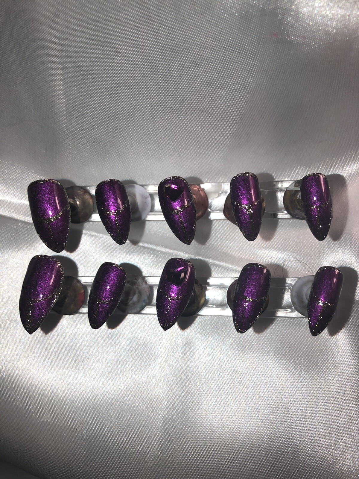 Z NAILZ ! Gorgeous Set Of Handmade/Custom/Medium/Almond Press On Nails