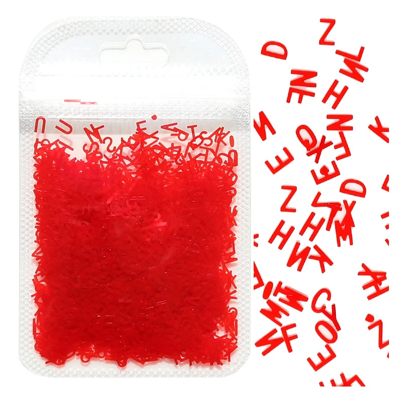 2g Holographic Nail Art Glitter Shiny Sweet Love Red Heart Flakes Sequins 3D Nai