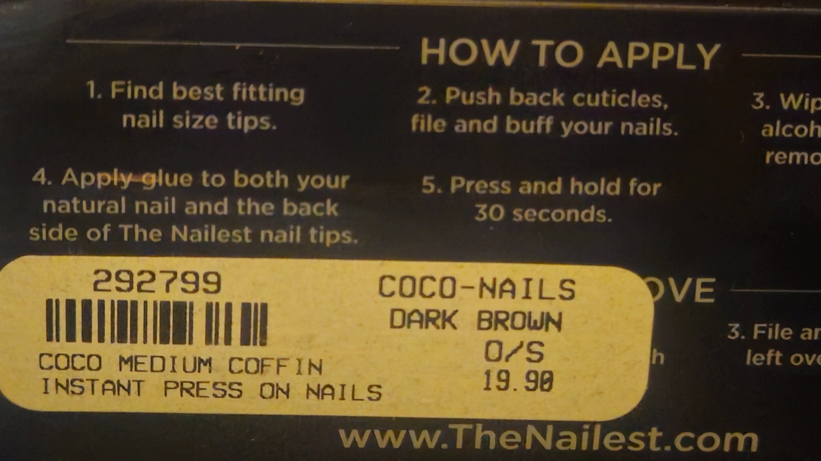 The Nailest-Luxury Instant Acrylic Press-on Nails-CHOOSE YOUR DESIGN-NEW/BOXED!