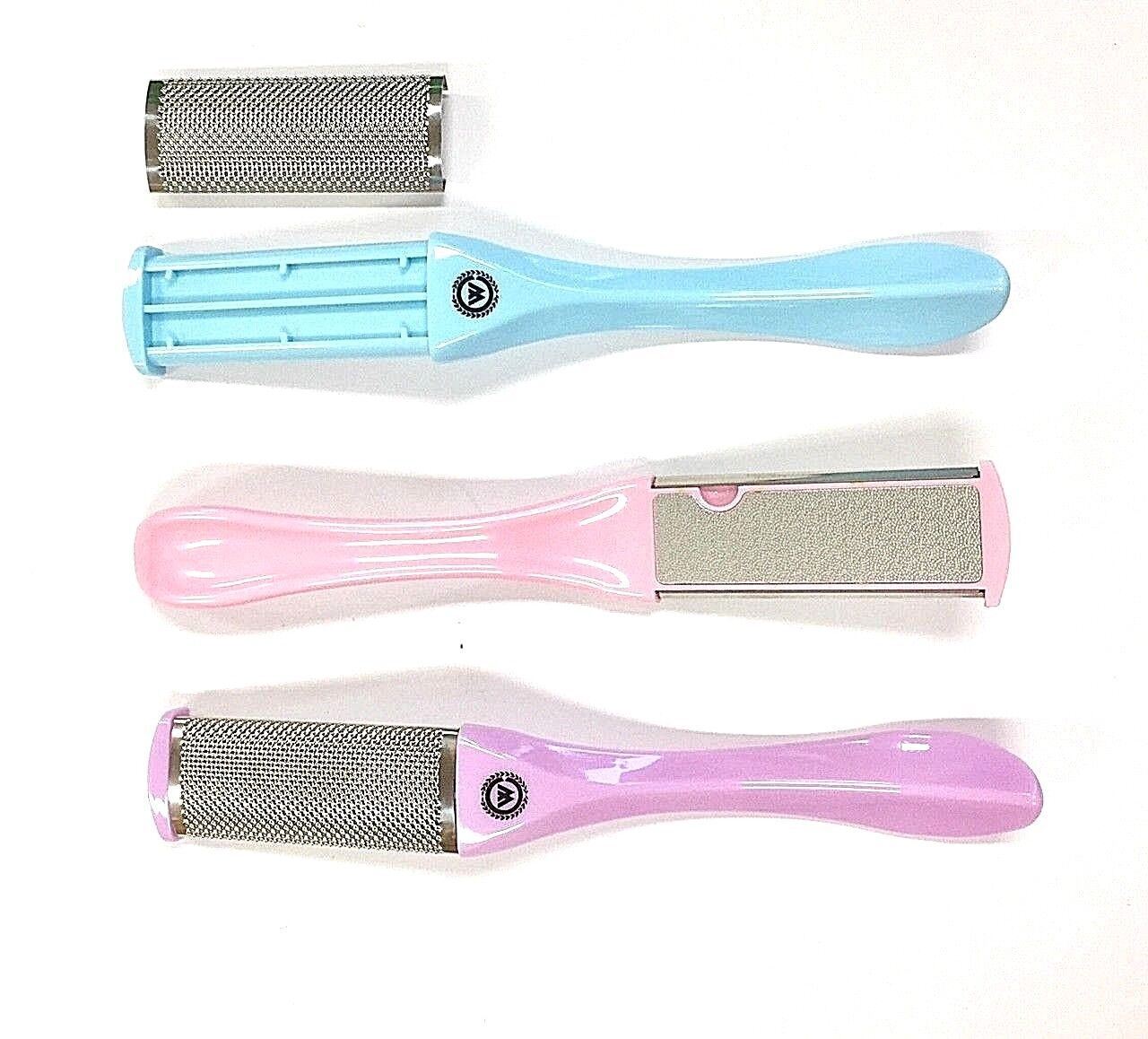 2X Nail Cuticle Tool Pusher Trimmer Remover + 1X Pedicure Rasp Foot File