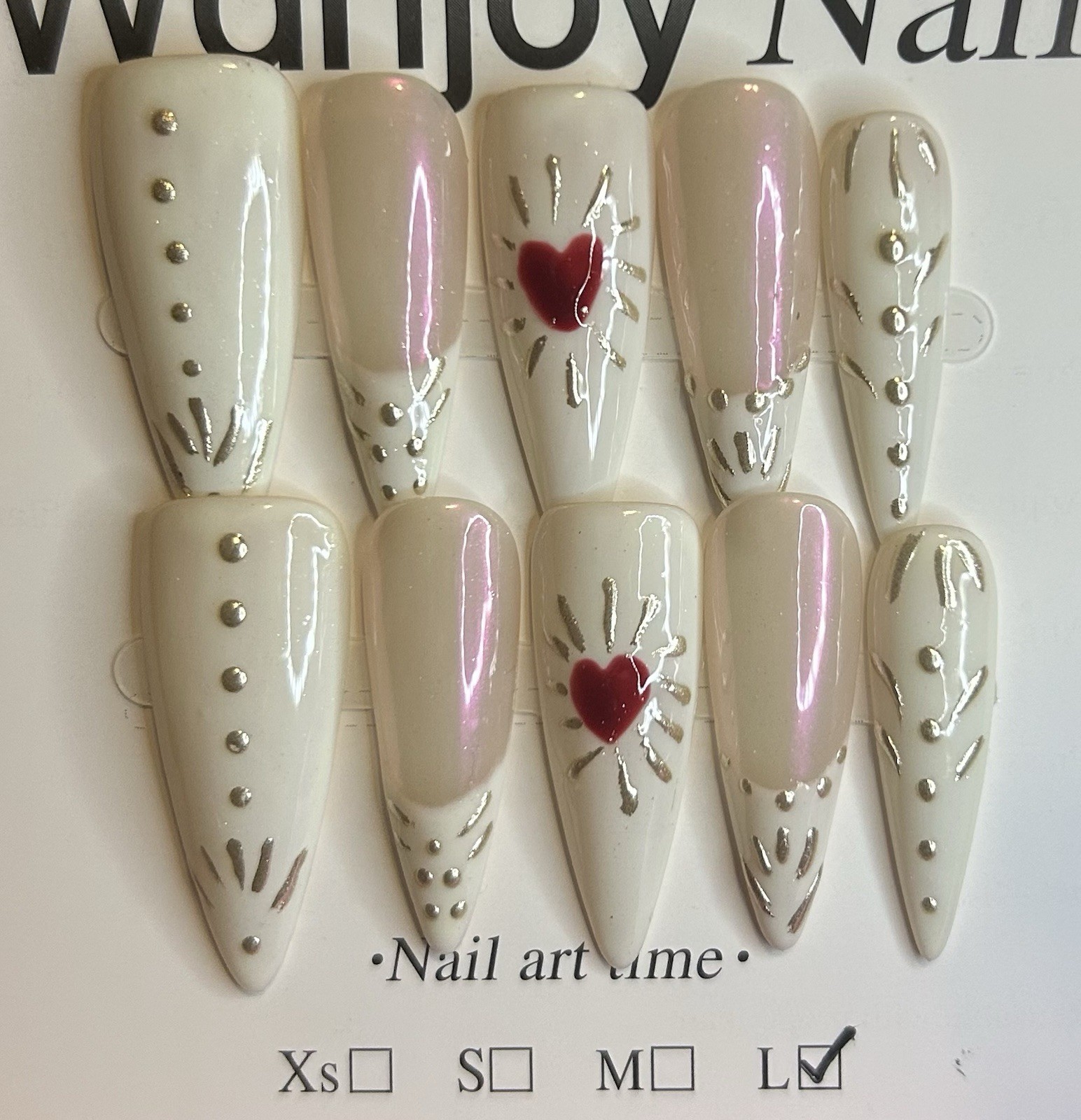 Acrylic Long Press-On Nails