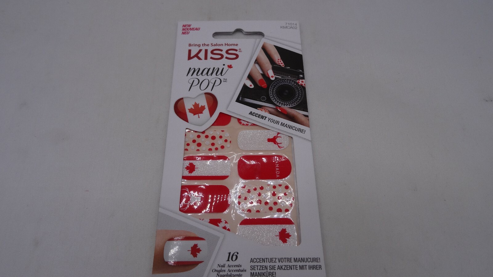 Kiss Mani Pop Nail Accents -71014/KMCA02 Canada Choose QTY