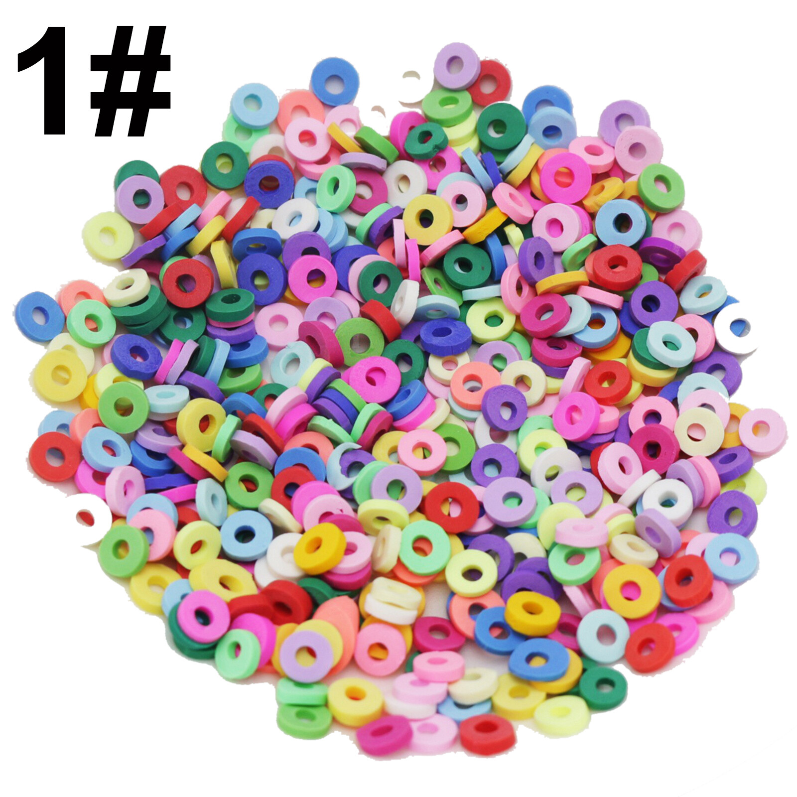 50 Gram Polymer Clay Slices Sticker 5mm Various Design Nail Art Tips Accessories