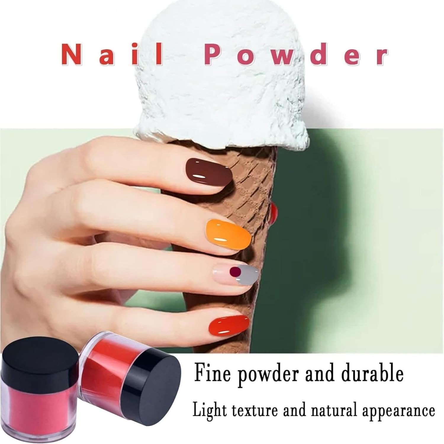 24 Color Acrylic Nail Powder Set, Acrylic Powder Set, Nail DIY Art Design, Acryl