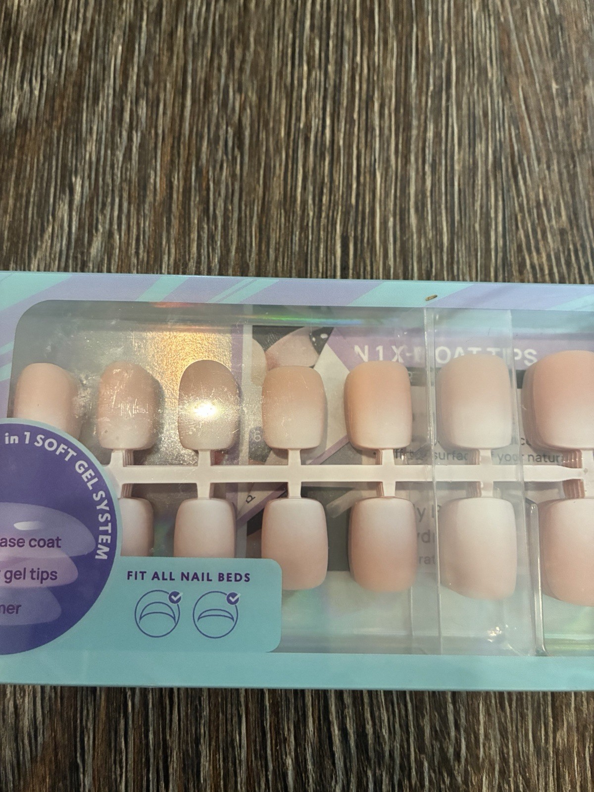 Set of 2 BTArtbox Soft Gel Tips Square Almond French Series 150/300pcs Soak Off