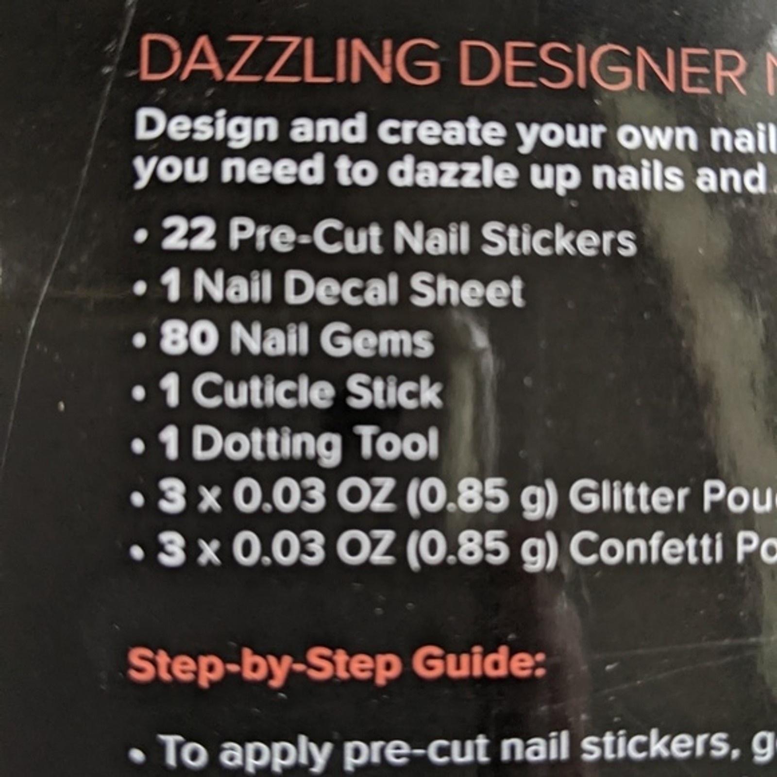 NEW Pop-arazzi Dazzling Nail Art & Essentials Kit **NEW** Gems, Stickers, Oil
