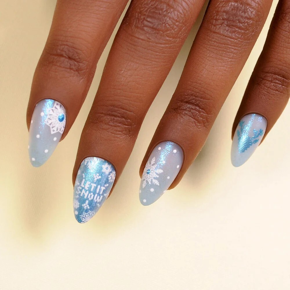 Maniology Exclusive Membership nail stamping plate MXM115 & 116 Christmas Hygge