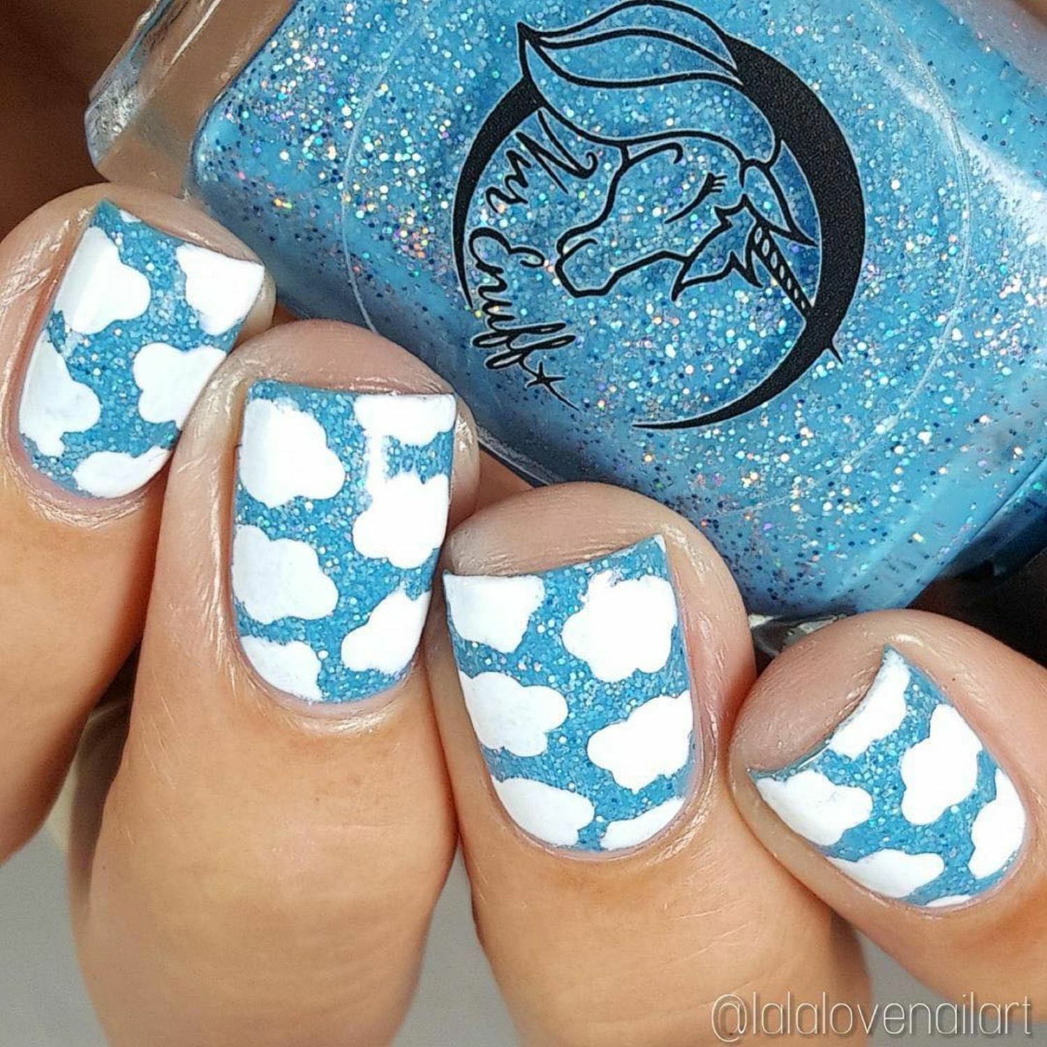 Clouds Stencils for Nails, Nail Stickers, Nail Art, Nail Vinyls