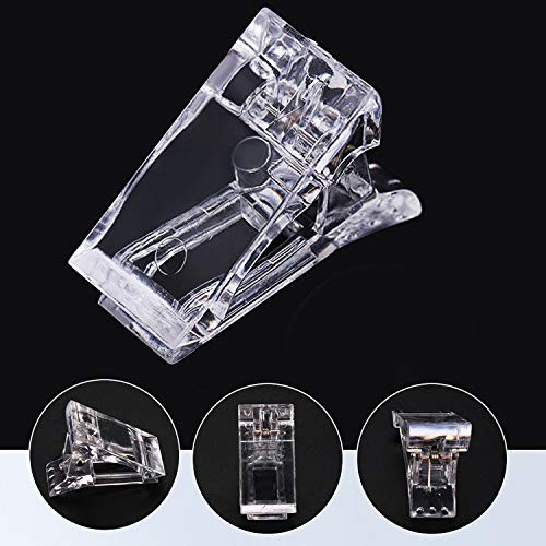 12Pcs Nail Tips Clip for Quick Building Polygel nail forms Nail clips for