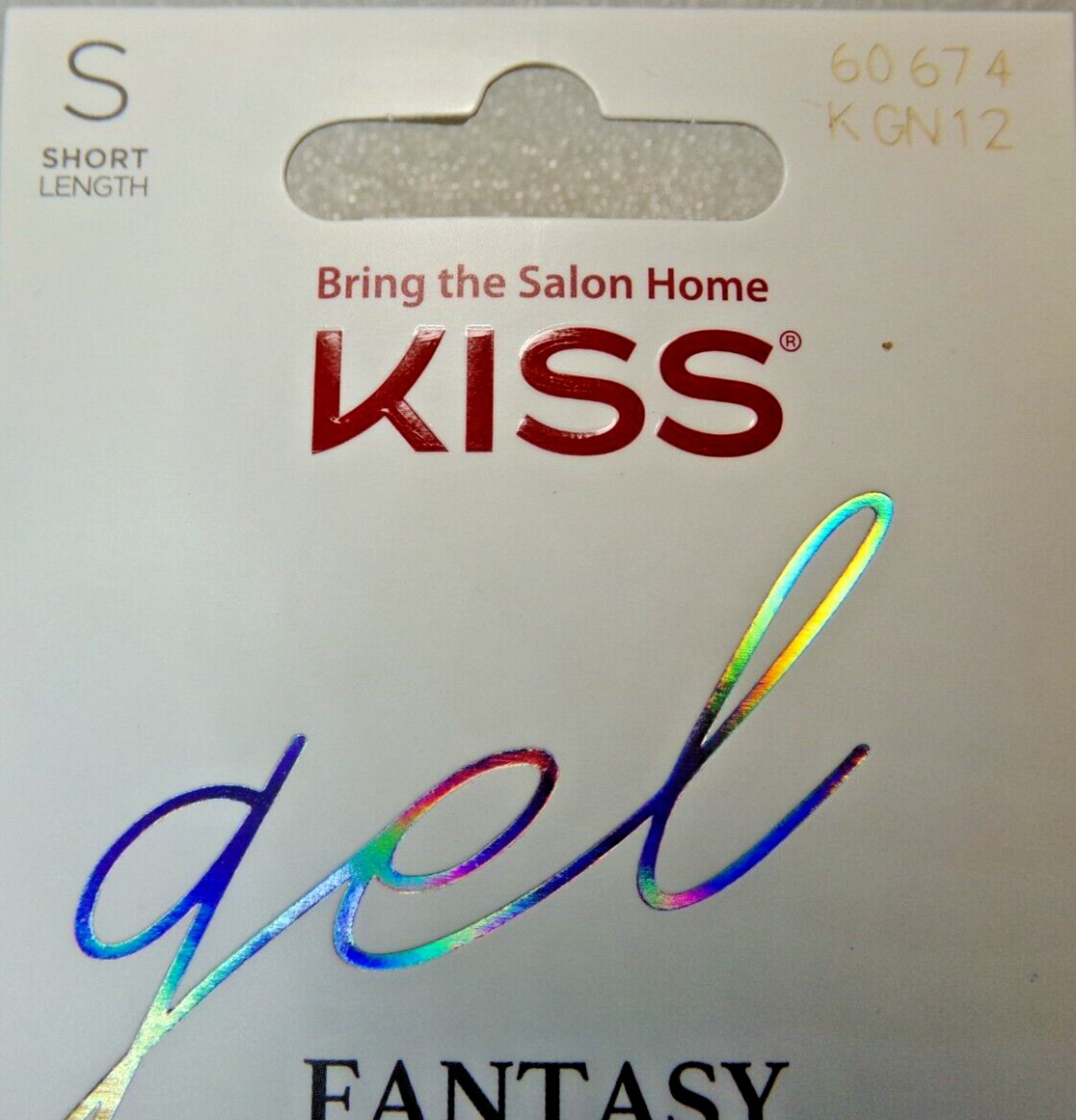 KISS Gel Fantasy NAILS Shiny Mauve Pink GLUE ON Short LENGTH, Square Shape