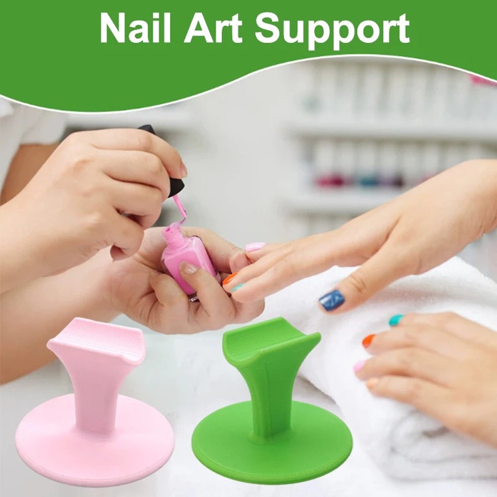 3x Portable 3D Printed Nail Art Positioning Holder for Steadying & Nail Painting