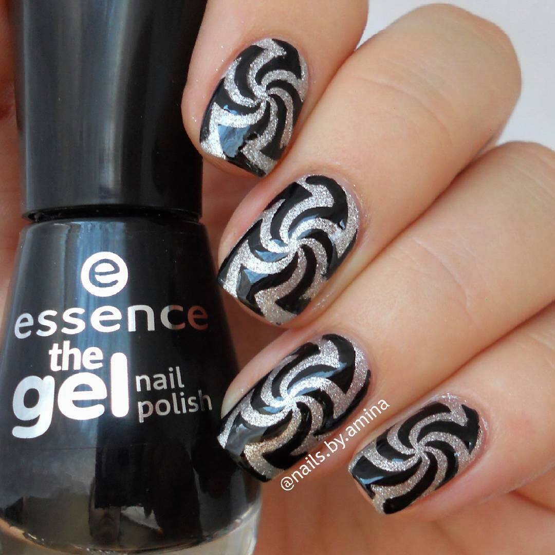 Hypnose Stencils for Nails, Swirl Nail Stickers, Nail Art, Nail Vinyls