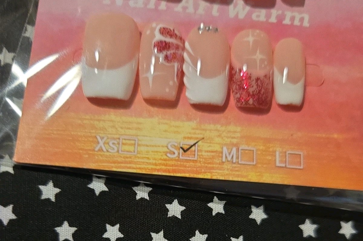 French Design “Unbranded” Press On Nails Size S
