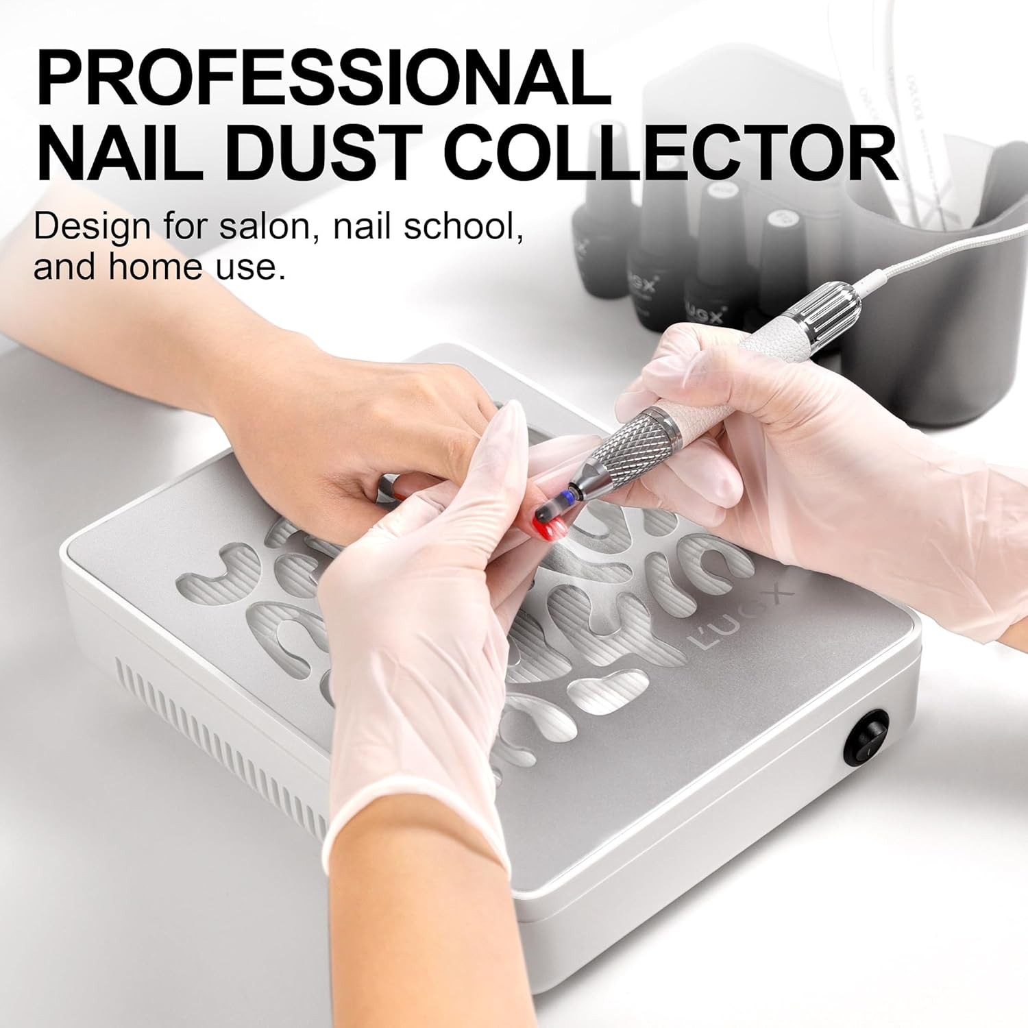Nail dust collector, a professional dust collector for nail technicians