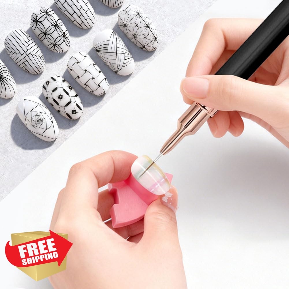 25Pcs Nail Art Brushes, Nail Brush Set,Nail Art Design Tools, 15Pcs Nail Brus…