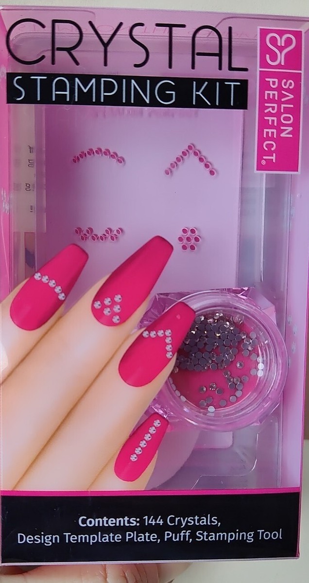 Salon Perfect Crystal Stamping Kit 5 boxes