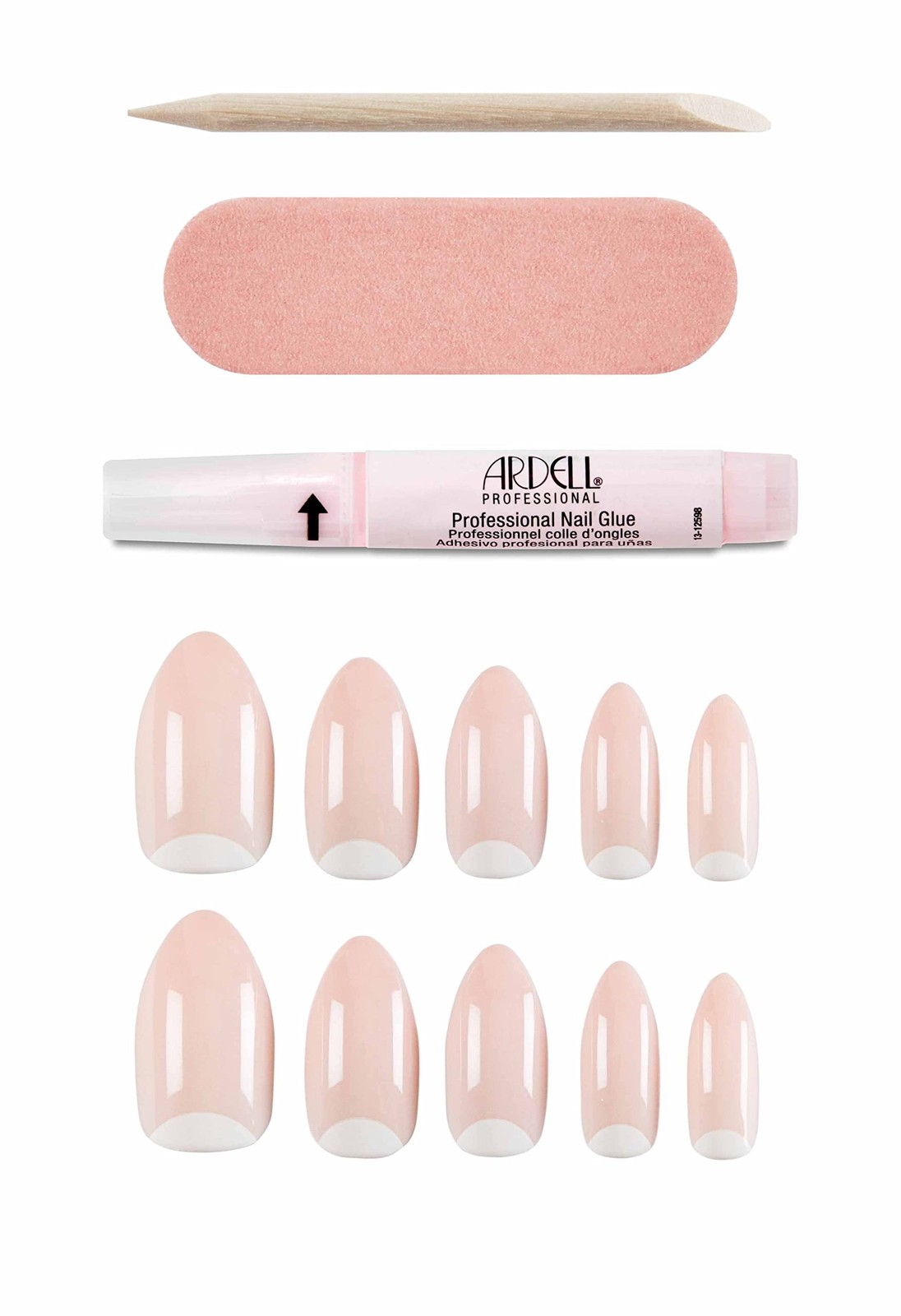 Ardell Nail Addict Artificial Nail Set, Eco, 67211 French Moon