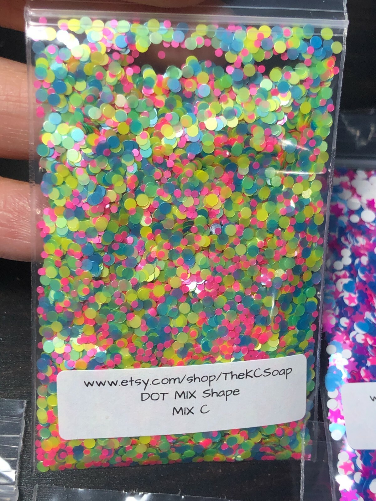 1,2,3 MM Mixed Dot Shape U Choose Color Nail Art Face Festival Crafts Makeup