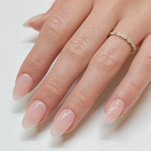 360pcs Press on Nails Short Almond Fake Nails Pink Nails Press on Acrylic Nude