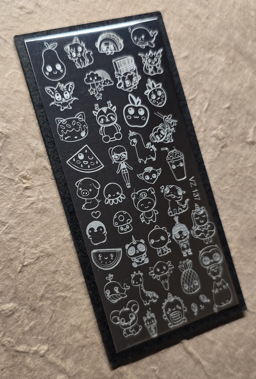 Mundo De Unas MDU VZ 137 Anime Cartoon Sticker Food Dinosaur Axolotl Penguin Tac