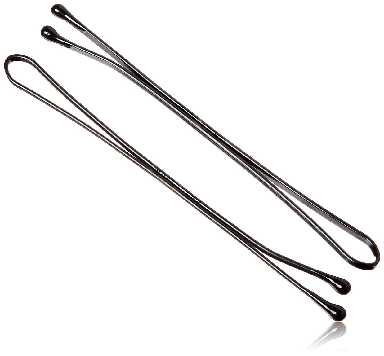 Kleravitex BLACK Jumbo 2.75″ Bobby Hair Pins – 1 Count (Pack of 100), Black