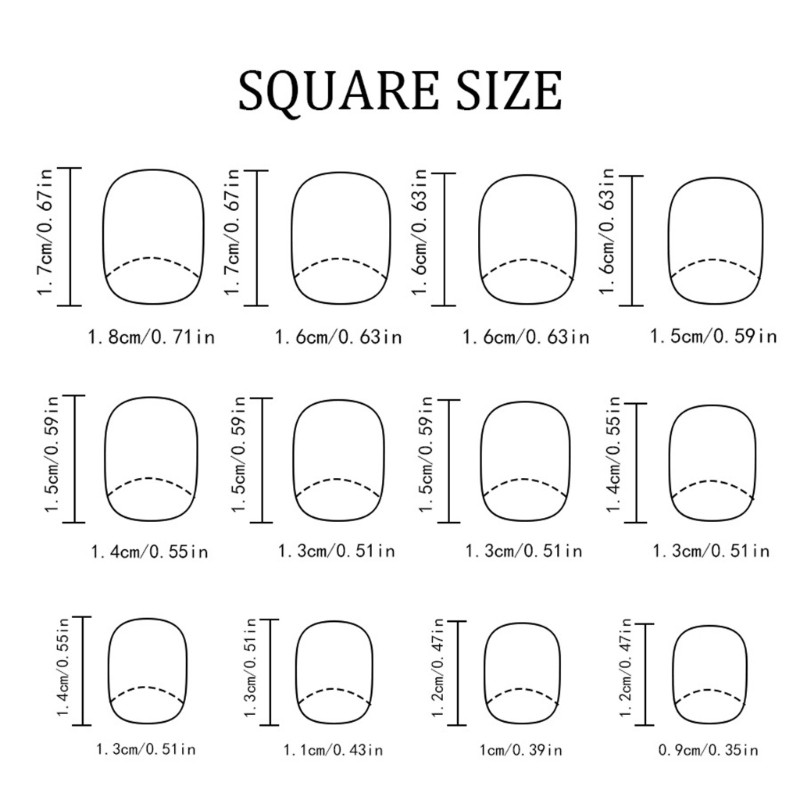 Valentines Day Press On Nail 24Pieces Short Square Fake Nail Pink Color