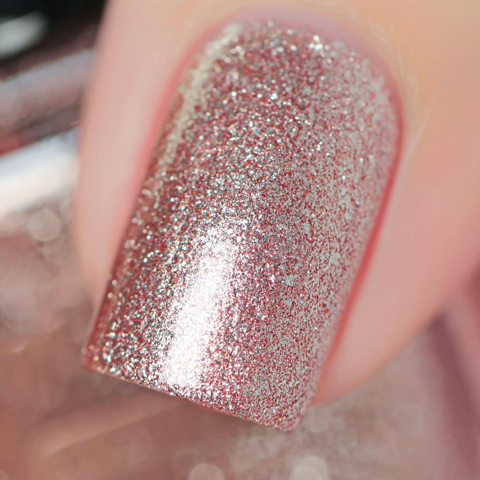 Chrome Colored Glasses Regular Polish (Rose Gold Chrome), Polish for Nail Art