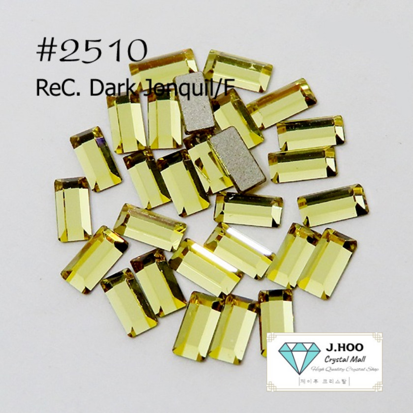 Swarovski 2510 Baguette Flat Back 3.7*1.9mm(20pcs)
