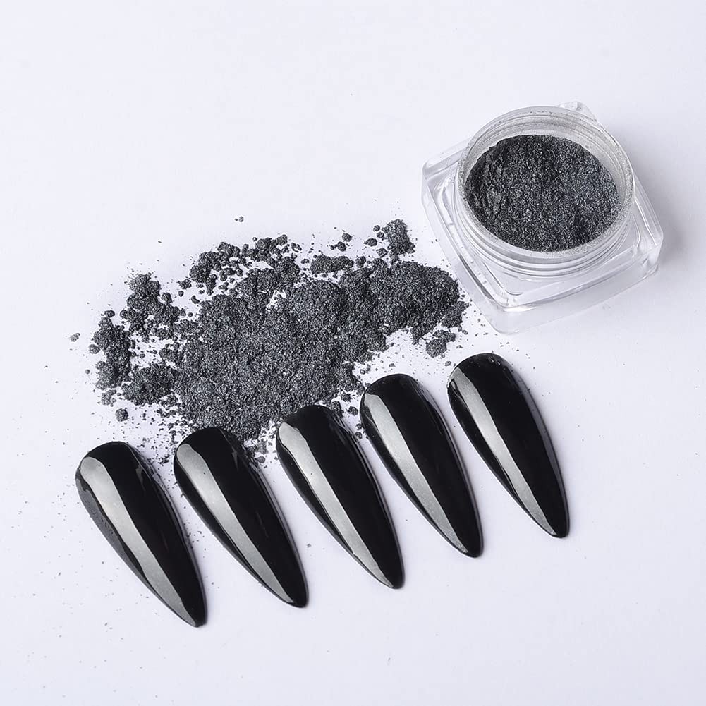 Chrome Nail Powder Mirror Effect Metallic Pigment Set