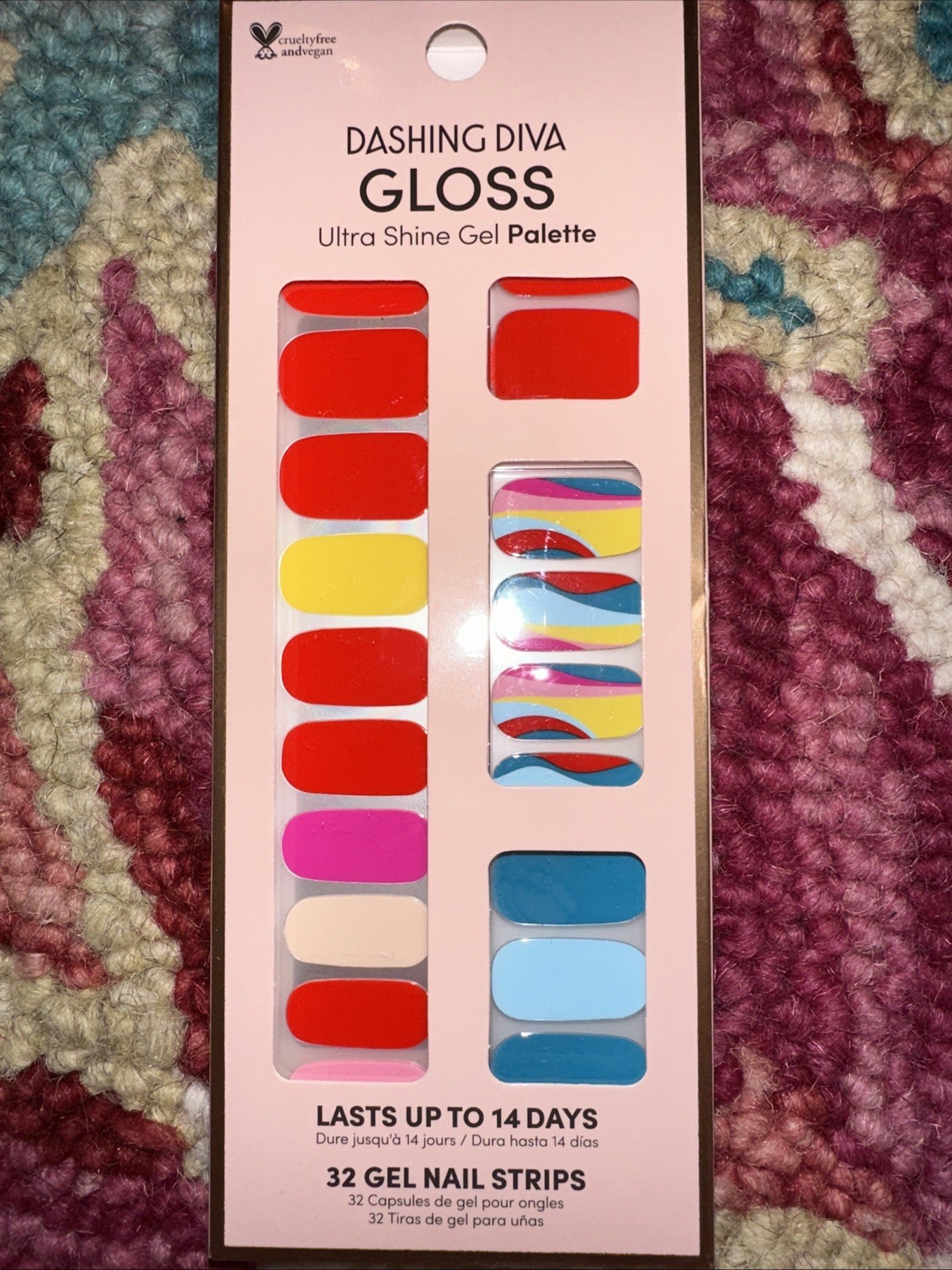 NEW Dashing Diva GLOSS Ultra Shine Gel Palette – Come Together, 32 Count GS411