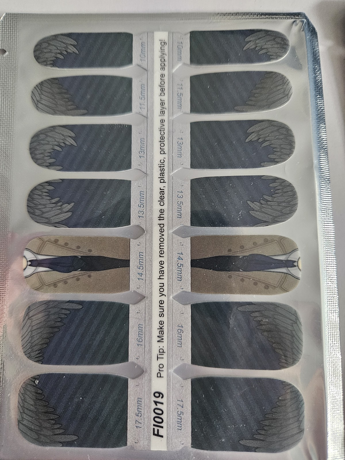 2 Sets Espionage Cosmetics Supernatural Themed Nail Wraps, Nail Art HTF Design!