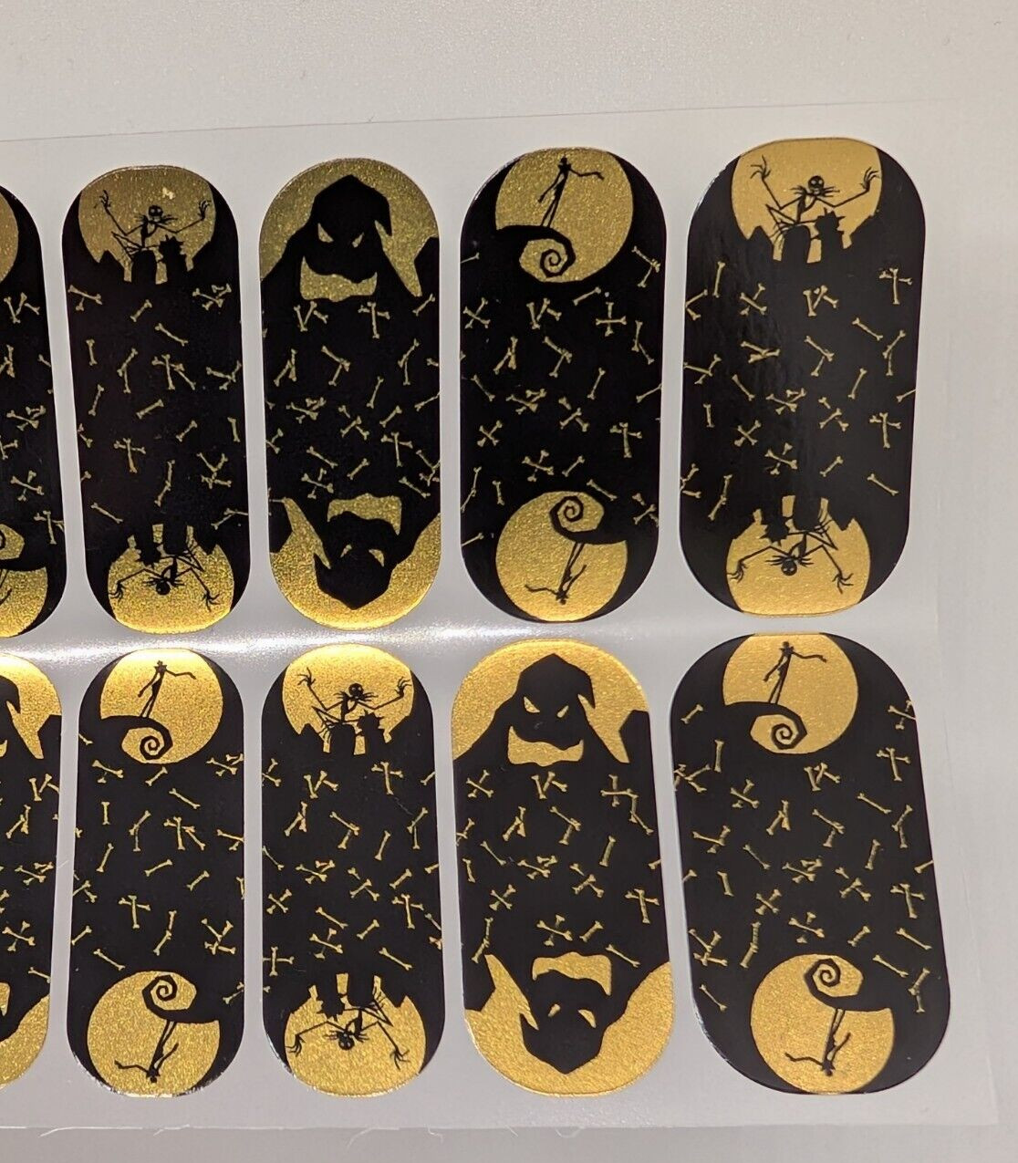 Jamberry Nail Wrap Nightmare Before Christmas “Halloween Town” Disney Full Sheet