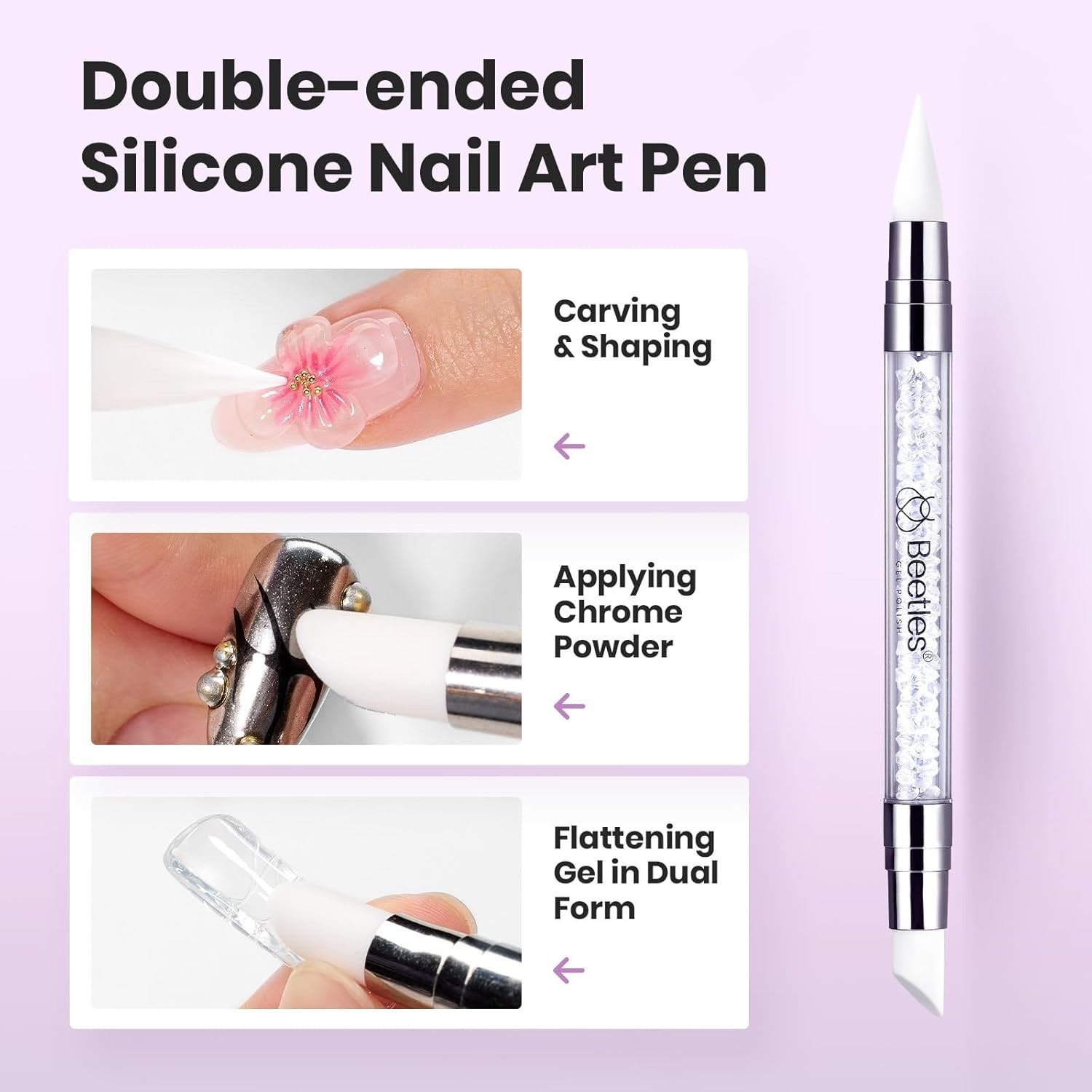 Nail Builder Gel Kit 4 Colors 3D Sculpting Gel Non-Sticky for Nail Art DIY