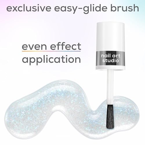 Nail Polish Turquoise Pearl Effect Chrome Finish Duochrome Holographic Vegan