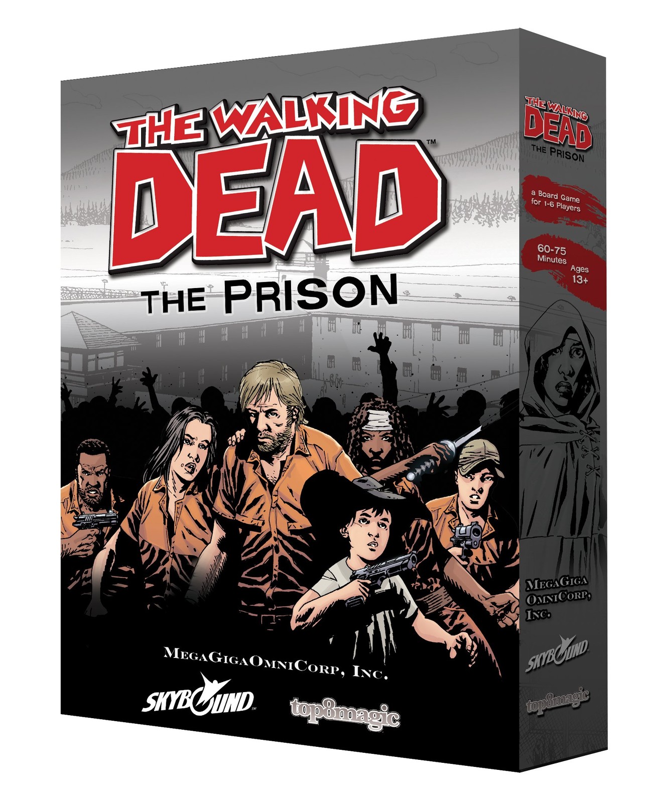 The Walking Dead: Prison Board Game 4.32 cubic inches