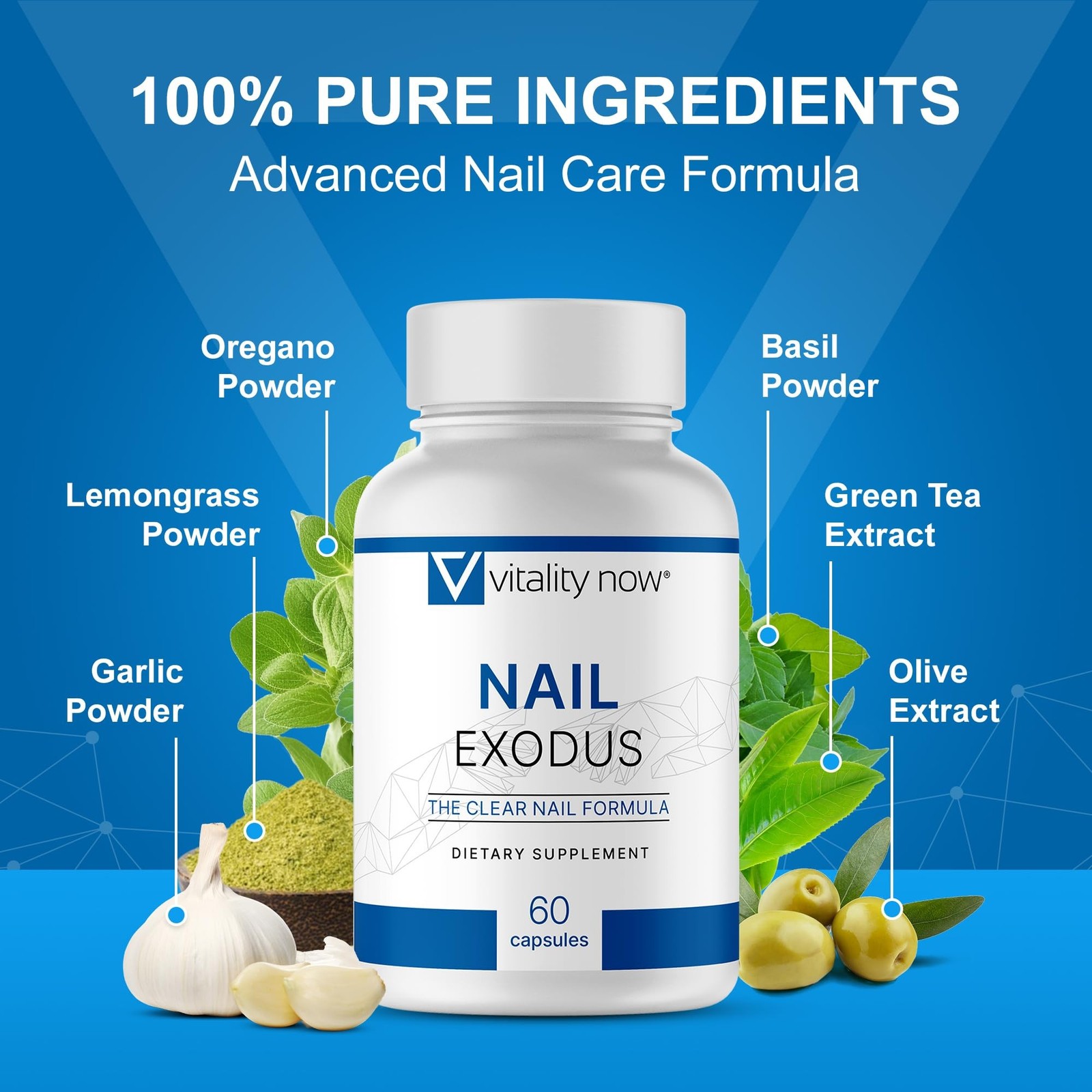 Nail Exodus – Vitality Healthy Nails – Premium Formula for Healthier Feet – 6…