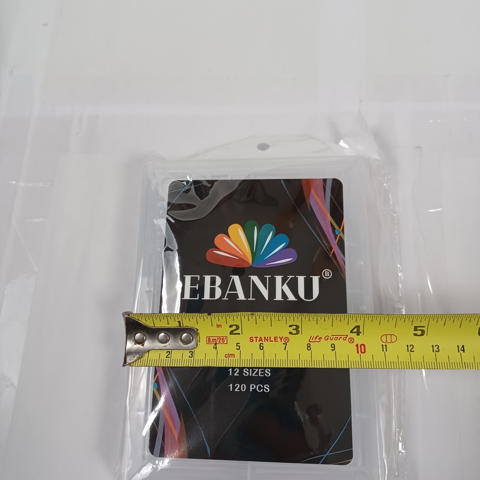 Ebanku False Nail System NEW Matte Dual Nail Forms 120 Pieces (12 Sizes) W/Case