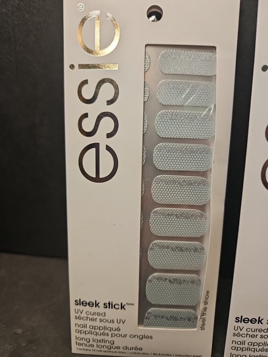 Essie Sleek Stick UV Cured Nail Applique Lot Of 2 Brand New Long Last -FREE SHIP
