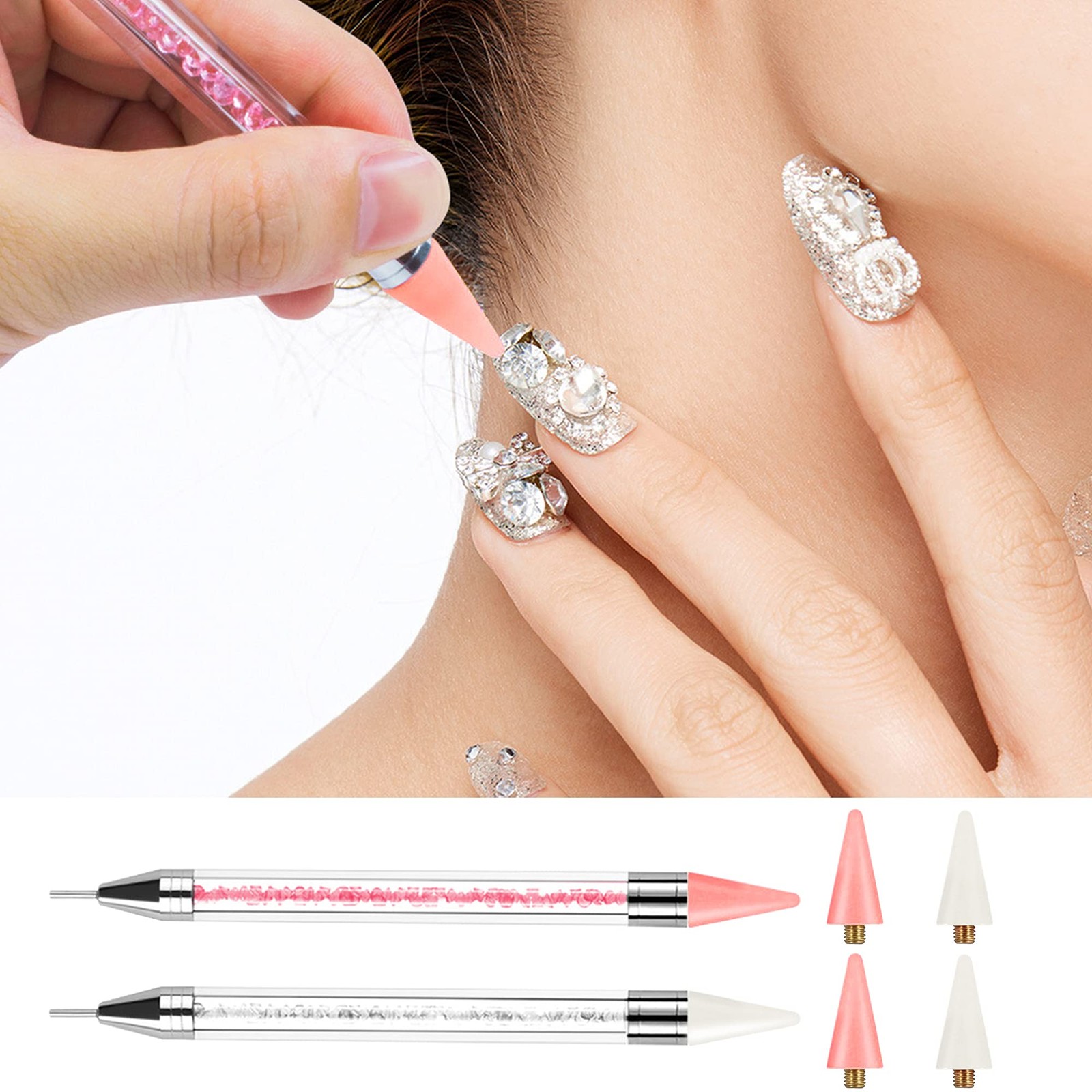 Rhinestone Picker Tool 2 Acrylic Handle Applicator