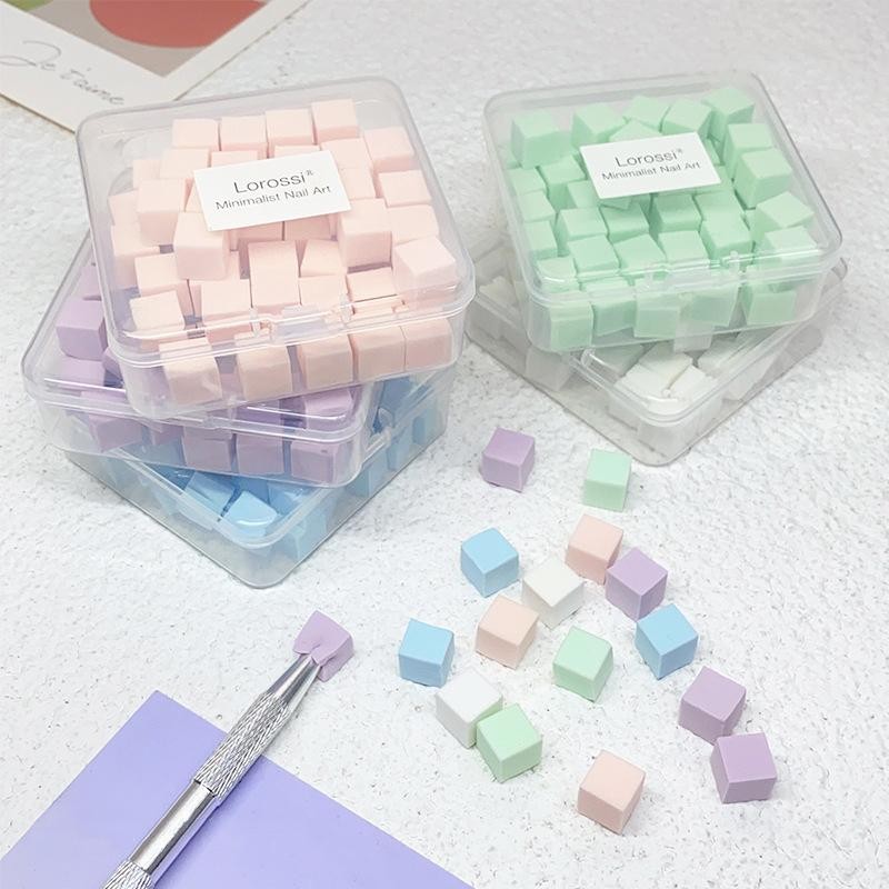 50pcs Nail Sponges Manicure Sponges Soft Nail Art Small Sponges Manicure DIY