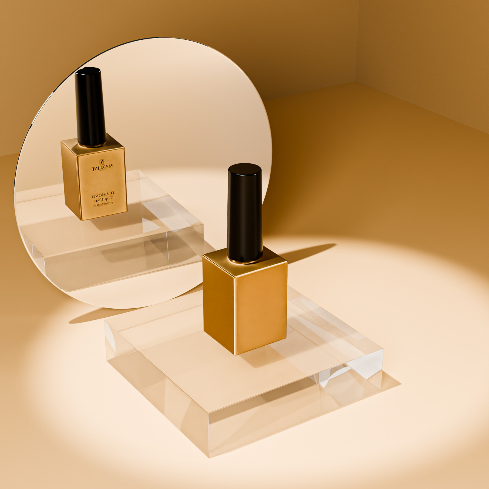 Diamond Top Coat Nail Polish/ 15ml/ choose Diamond Nail Topcoat